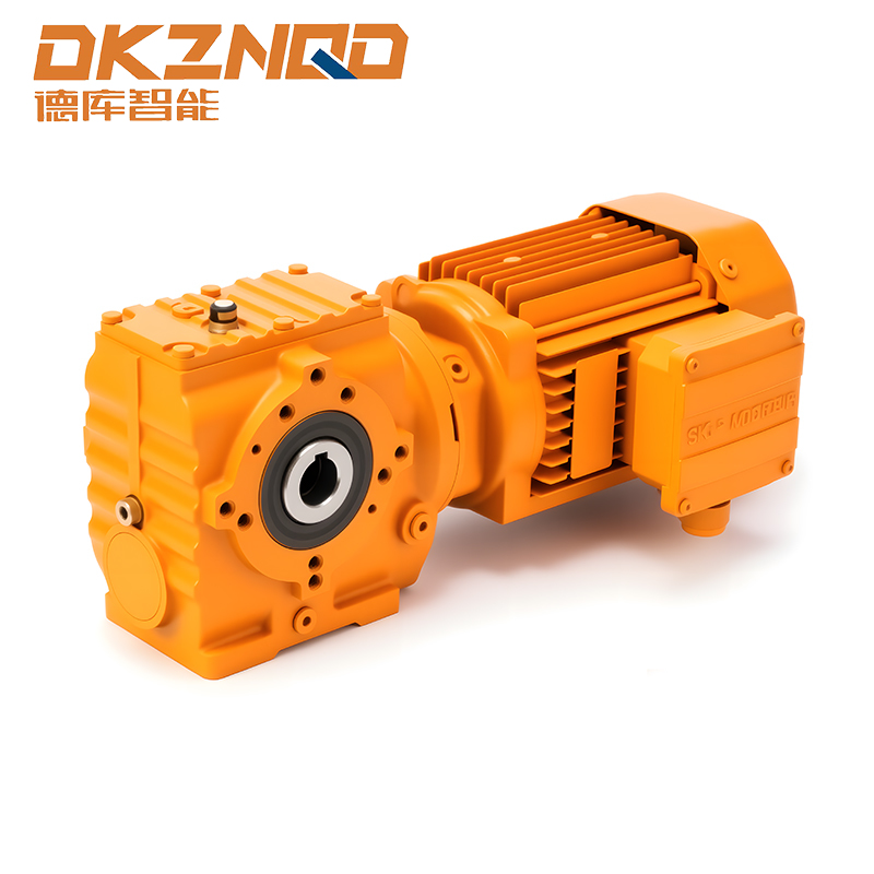 Motor Peredam Roda Gigi Cacing Heliks Sudut Kanan Horisontal Seri K