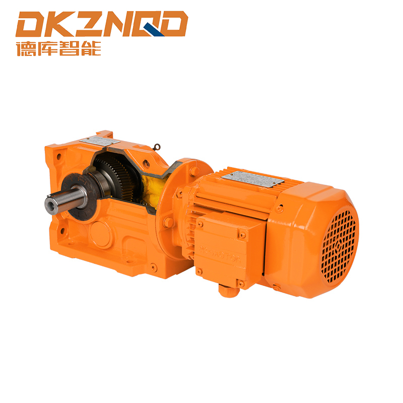 Motor roda gigi heliks seri K