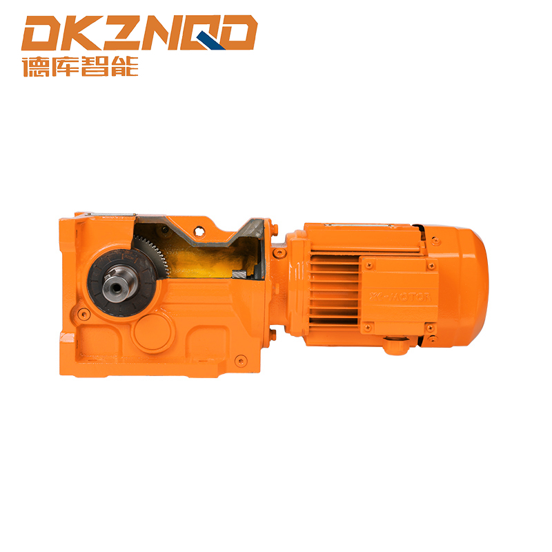 Motor roda gigi heliks seri K