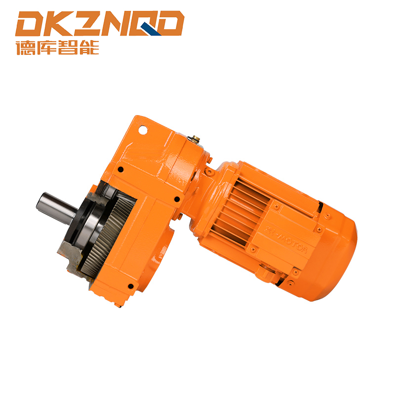 Motor roda gigi heliks paralel seri F