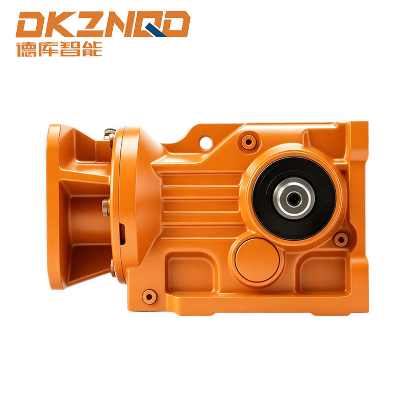 Gearmotor Heliks-bevel yang dipasang di Kaki Seri K