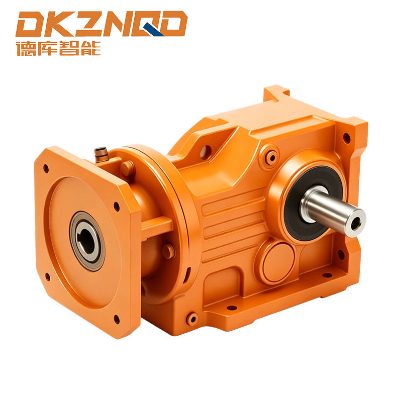 Gearmotor Heliks-bevel yang dipasang di Kaki Seri K